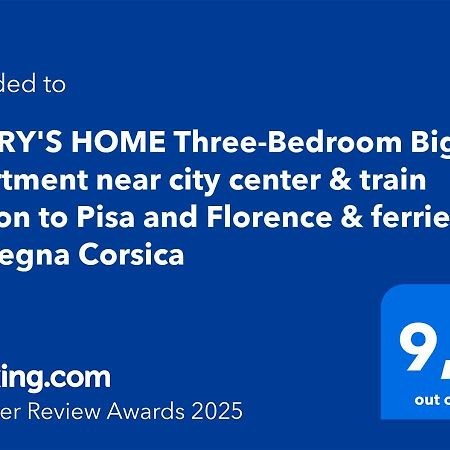 Gabry'S Home Three-Bedroom Big Apartment Near City Center & Train Station To Pisa And Florence & Ferries To Sardegna Corsica Livorno Eksteriør bilde
